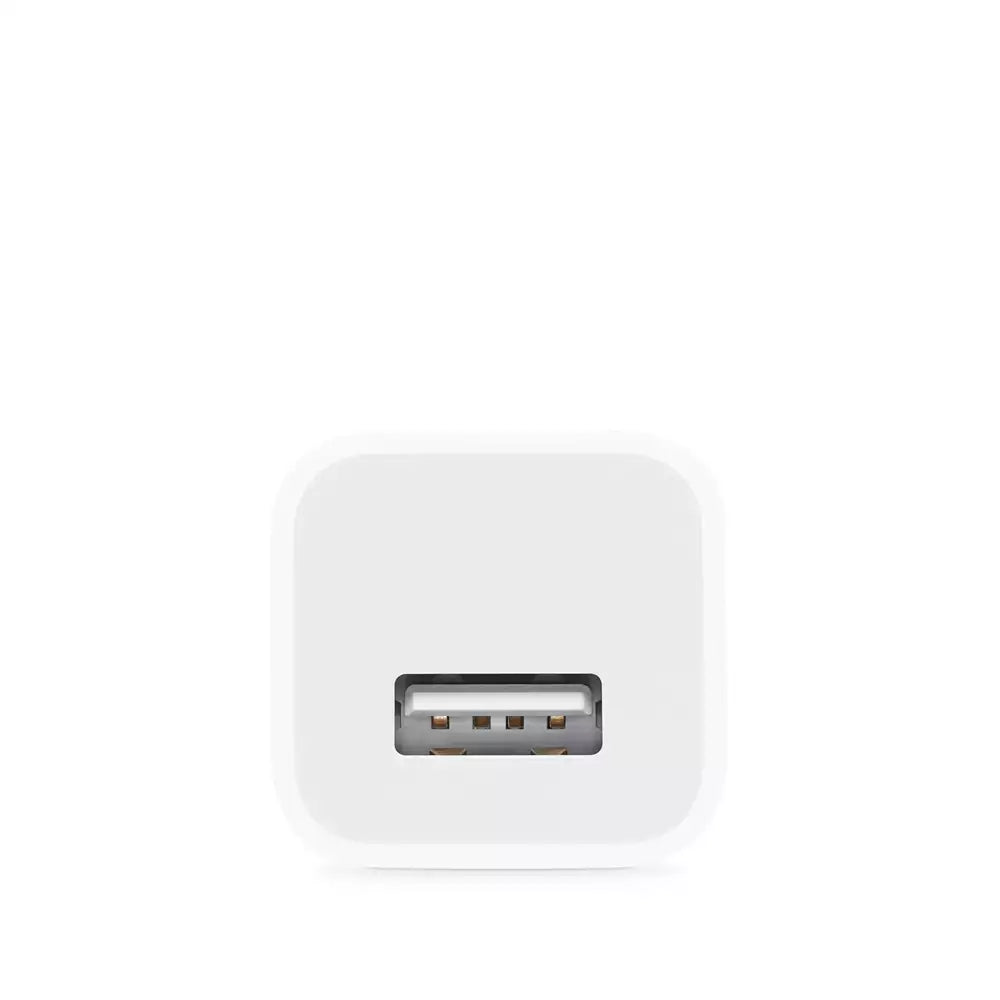 Apple 5W USB-A Power Adapter (5V/1A, US-Plug) (White) (Previously Used Unit) (Available in Pack of 1 and 4)