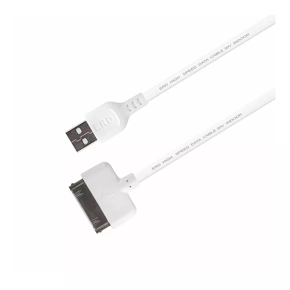ERD High Quality USB-A to 30-Pin Cable (For Older Apple Devices) (Available in Pack of 1 and 3)