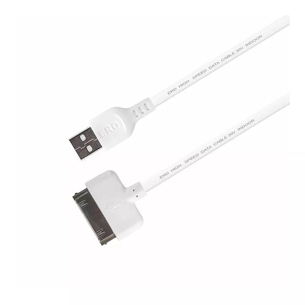 ERD High Quality USB-A to 30-Pin Cable (For Older Apple Devices) (Available in Pack of 1 and 3)
