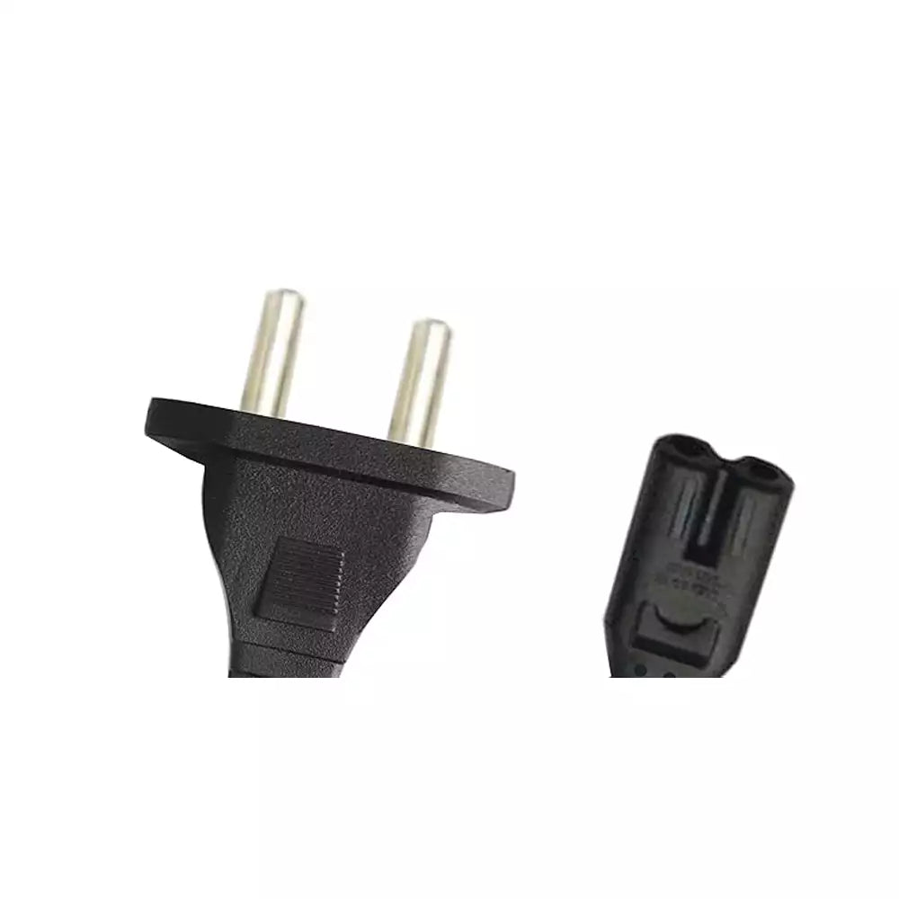 ENM1 Genuine OEM Power Cables (2-Pin / 3-Pin PSU / 3-Pin Laptop Charger – Indian Plug) (Black) (Available in Pack of 1,3 and 10)