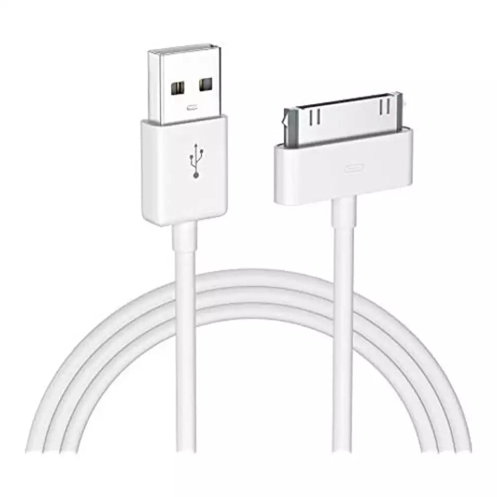 ENM1 Good Quality USB-A to 30-Pin Cable (For Older Apple Devices) (Available in Pack of 1 and 3)