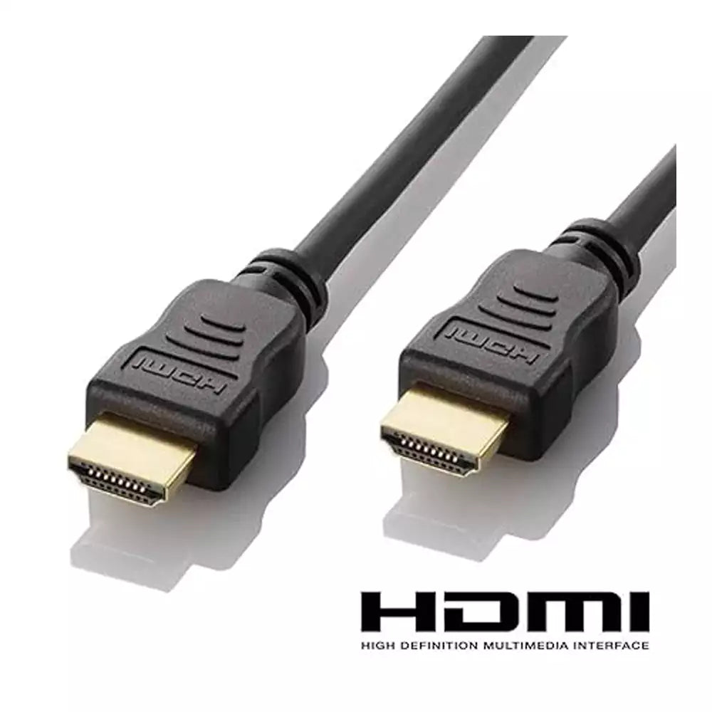 ENM1 High Quality 4K Supported HDMI Cable (1M) (Black) (Available in Pack of 1, 5 & 10)