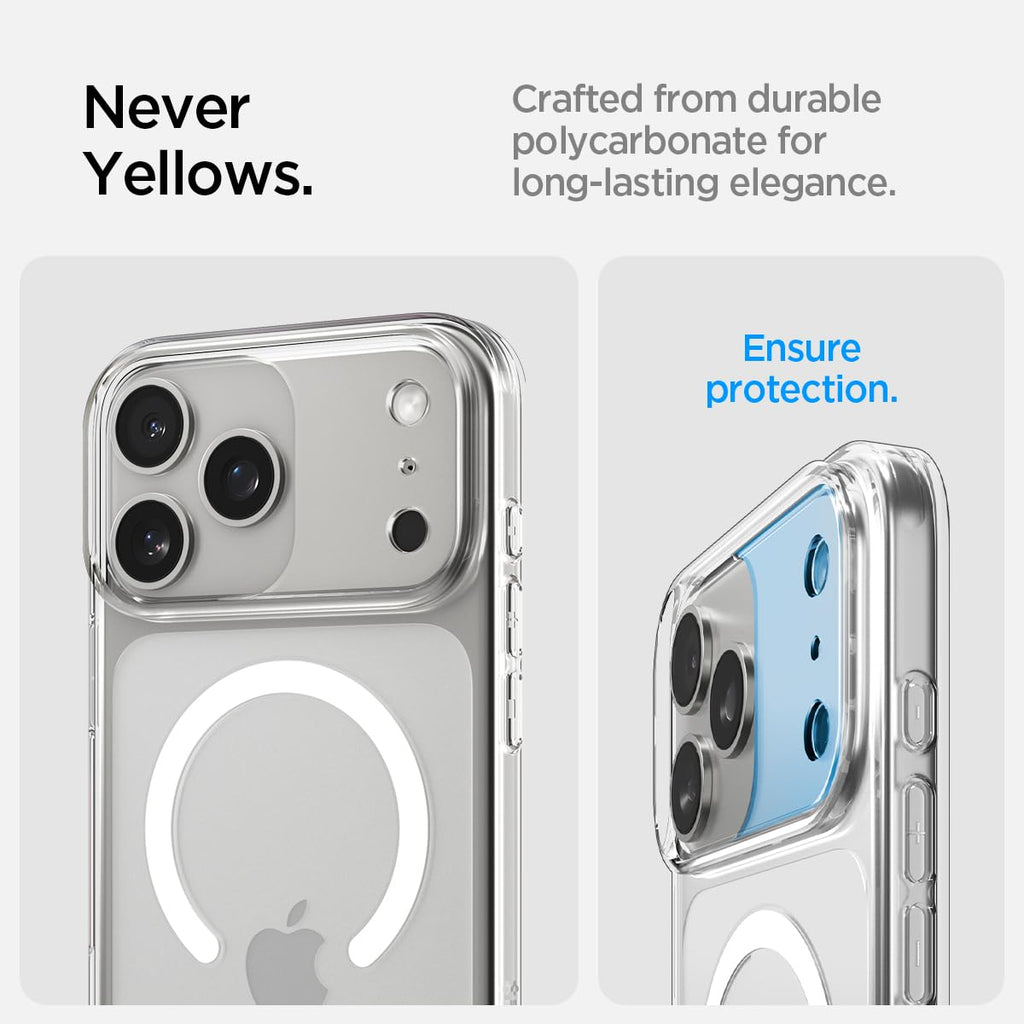 ENM1 Clear MagSafe Case For Apple iPhone 15, 16, 17 Series (Premium Build and Finishing)
