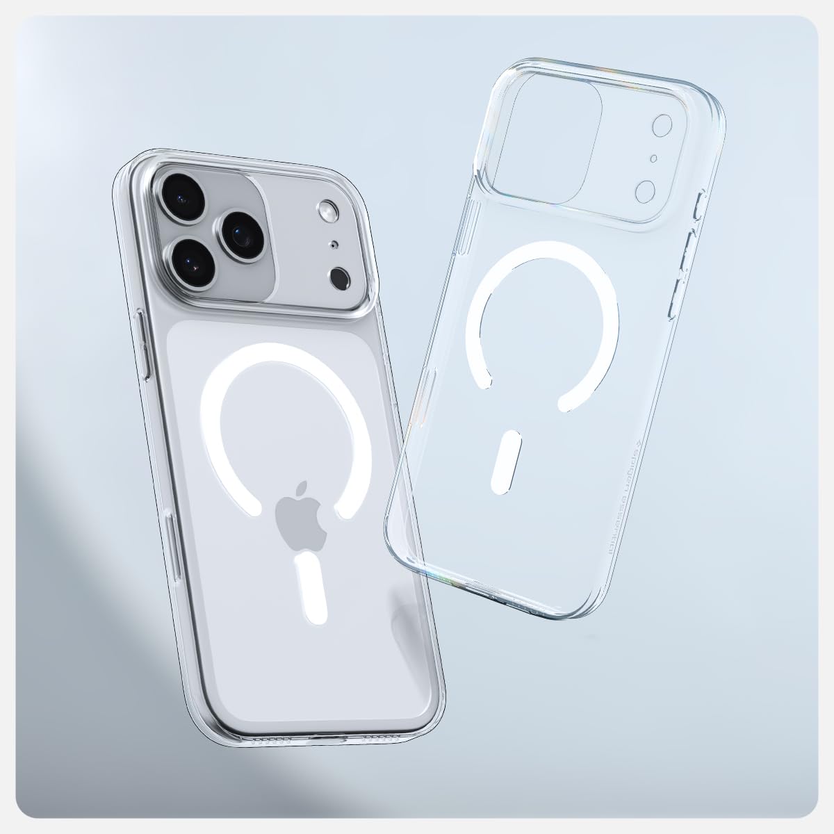 ENM1 Clear MagSafe Case For Apple iPhone 15, 16, 17 Series (Premium Build and Finishing)