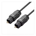 ENM1 Genuine OEM 1m Optical Audio Cable (Toslink) for Soundbars & Home Theatres (Black) (Available in Pack of 1 & 3)