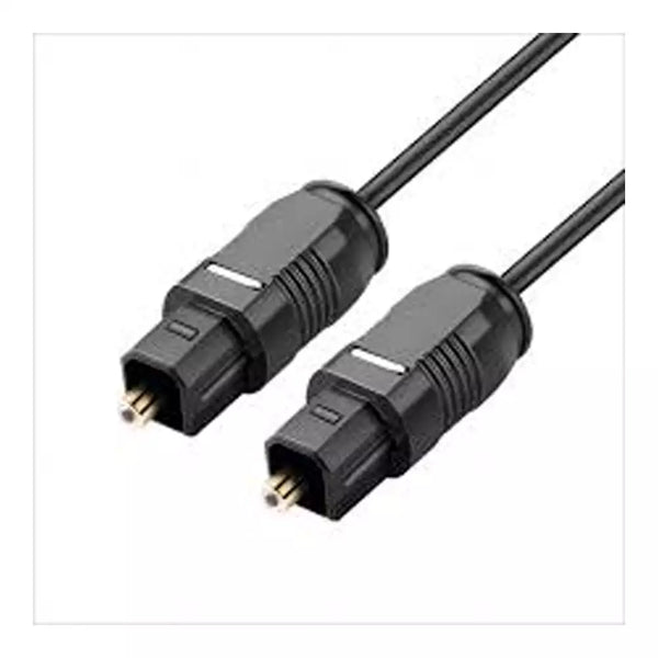 ENM1 Genuine OEM 1m Optical Audio Cable (Toslink) for Soundbars & Home Theatres (Black) (Available in Pack of 1 & 3)
