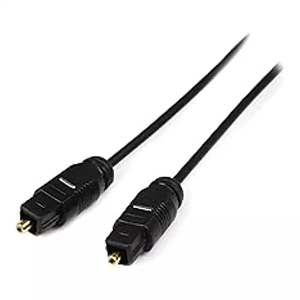 ENM1 Genuine OEM 1m Optical Audio Cable (Toslink) for Soundbars & Home Theatres (Black) (Available in Pack of 1 & 3)