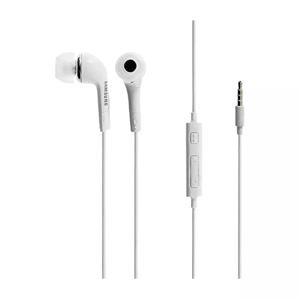 Samsung EHS64 In Ear Earphones With 3.5mm Jack, Microphone and 3 Button Control (Available in Pack of 1,2 and 5)